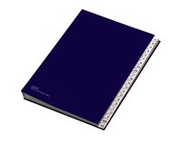 Classificatore alfabetico A/Z - 640E - 24x34 cm - blu - Fraschini