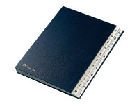Classificatore alfabetico A/Z - 640D - 24x34 cm - blu - Fraschini
