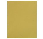 Separatori - cartoncino Manilla 200 gr - 22x30 cm - giallo - Cartotecnica del Garda - conf. 200 pezzi