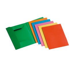 Cartelline 3 lembi - 200 gr - 25x33 cm - mix 6 colori - Brefiocart - conf. 12 pezzi