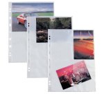 Buste forate Atla F porta foto - 8 spazi 10 x 15 cm - trasparente - Sei Rota - conf. 10 pezzi