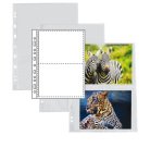 Buste forate Atla F porta foto - 4 spazi 15 x 21 cm - trasparente - Sei Rota - conf. 10 pezzi