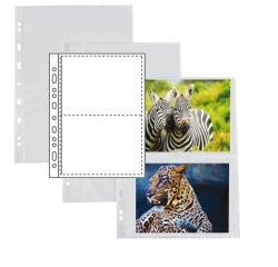 Buste forate Atla F porta foto - 4 spazi 15x21 cm - trasparente - Sei Rota - conf. 10 pezzi