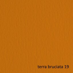 Cartoncino Elle Erre - 50x70cm - 220gr - terra bruciata 119 - Fabriano -  blister 20 fogli