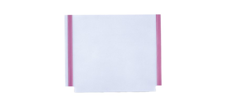 Tasche GS adesive con soffietto - PVC - 22 x 18 cm - trasparente - Sei Rota - conf. 10 pezzi