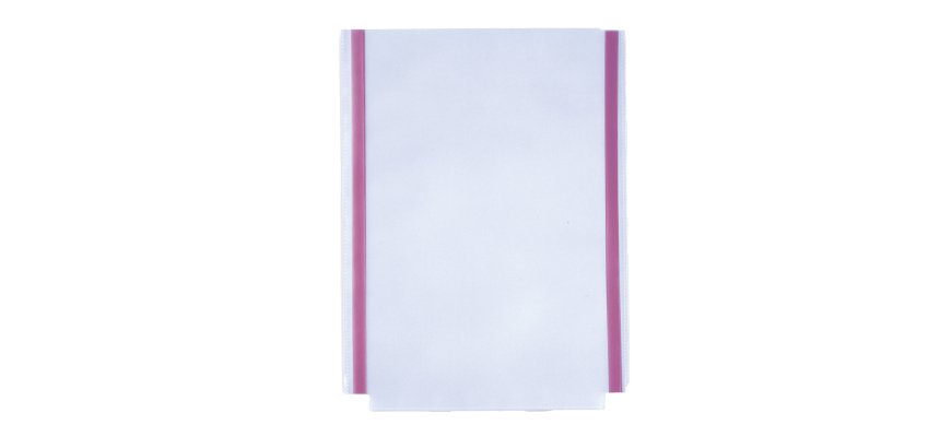 Tasche GS adesive con soffietto - PVC - 22 x 30 cm - trasparente - Sei Rota - conf. 10 pezzi