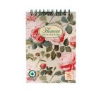 Blocco spirale Nature Flowers - A6 - 5mm - 50 fogli - 80 gr - spiralato sul lato corto - Pigna