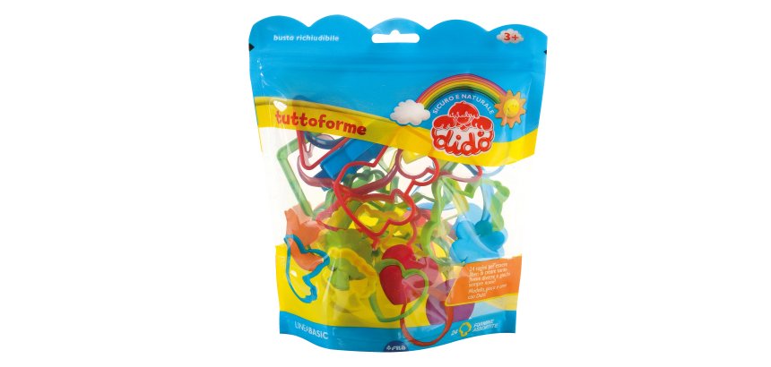 Busta richiudibile TuttoForme - formine assortite - DiDò - conf. 24 pezzi