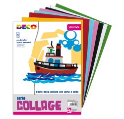 Album collage 710/10 - 24x34cm - 10fg - carta velluto - 130gr - DECO