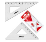 Coppia squadra Profil - 45/60gradi - 12cm - alluminio - Arda