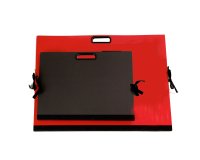 Cartella portadisegni - con maniglia - 70x50 cm - rosso - Brefiocart