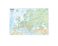 Carta geografica Europa - scolastica - plastificata - 29,7 x 42 cm - Belletti