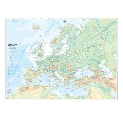 Carta geografica Europa - scolastica - murale - Belletti