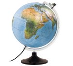Globo geografico a rilievo illuminato Uranio - diametro 30 cm - Tecnodidattica