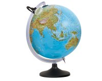 Globo geografico a rilievo illuminato Uranio - diametro 30 cm - Tecnodidattica