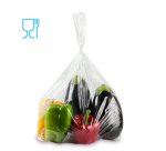 Sacchetti Rex per alimenti - 12 x 21 cm - 30 micron - PE - trasparente - Gandolfi - conf. 50 pezzi