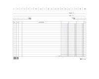 Schede in cartoncino 3 colonne - 17 x 24 cm orizzontale - Edipro - conf. 100 pezzi