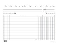 Schede in cartoncino 3 colonne - 17 x 24 cm orizzontale - Edipro - conf. 100 pezzi