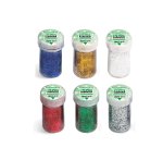 Porporina glitter - 15gr - colori assortiti - Lebez - conf. 12 tubi