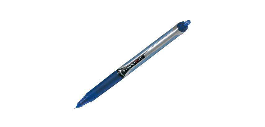Roller a scatto Hi Tecpoint V5 RT - punta 0,5mm - blu  - Pilot