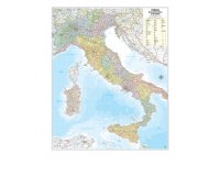 Carta geografica Italia amministrativa e stradale - murale - 97 x 122 cm - Belletti