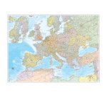 Carta geografica Europa amministrativa e stradale - murale - 132 x 99 cm - Belletti
