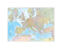 Carta geografica Europa amministrativa e stradale - murale - 132 x 99 cm - Belletti
