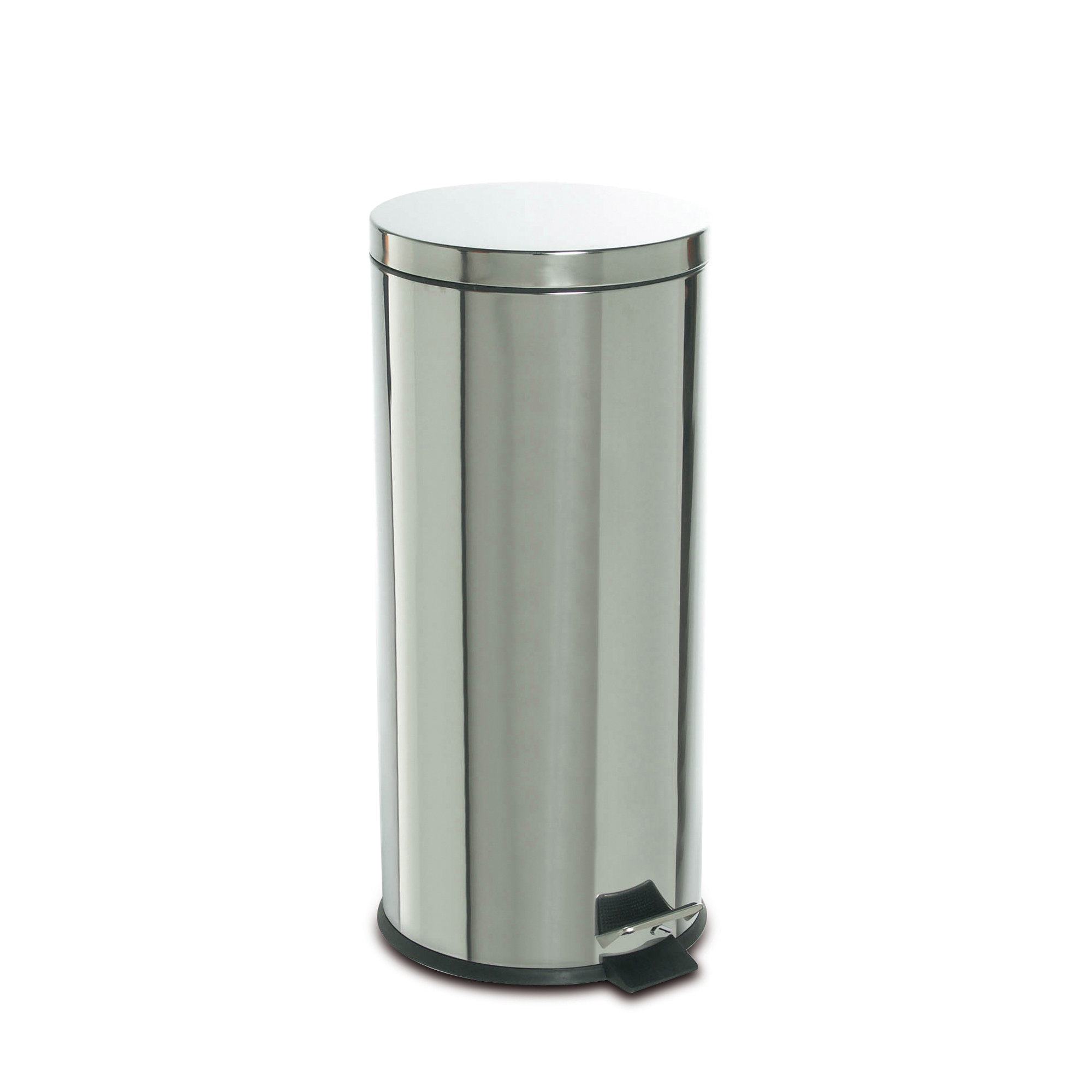 Pattumiera a pedale - diametro 29,2 cm - altezza 64 cm - 30 L - acciaio  inox - StilCasa su