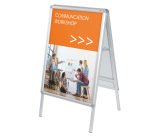 Cavalletto bifacciale A Frame - cornici a scatto - A1 - 84,1 x 59,4 cm - Nobo