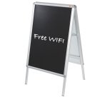 Inserto nero per cavalletto A Frame - scrivibile - A1 - Nobo - conf. 2 pezzi