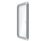 Bacheca per esterni - fondo magnetico bianco - 4 fogli A4 - verticale - Nobo