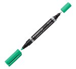 Pennarello Lumocolor Permanent Duo 348 - punta 0,6mm e 1,5mm - colori assortiti - Staedtler - astuccio 4 pezzi
