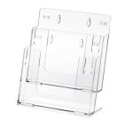 Portadepliant componibile - da banco e parete - 2 tasche A4 - Lebez