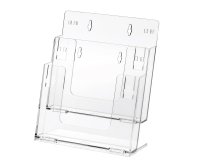 Portadepliant componibile - da banco e parete - 2 tasche A5 - Lebez