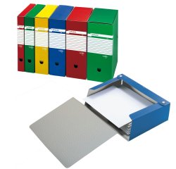 Scatola archivio Spazio - dorso 10 cm - 25x35 cm - giallo - Sei Rota