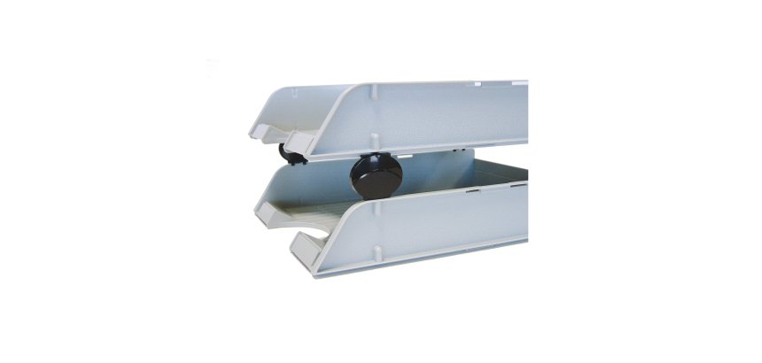 Distanziali per vaschette portacorrispondenza TR25310 - nero - Arda - set da 4 pezzi