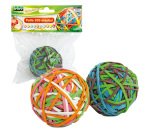 Elastici - diametro 5 cm - colori assortiti - Lebez - sfera da 200 elastici