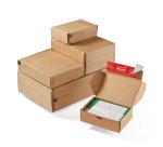 Scatole modulabili CP 080 - 14 x 10,1 x 4,3 cm - cartone - avana - ColomPac