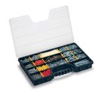 Valigetta portaminuterie ProOrganizer 24" - 51 x 33 x 6 cm - PPL - trasparente/nero - Terry