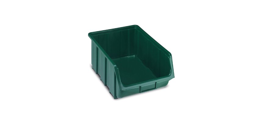 Vaschetta EcoBox 115 - 33,3 x 50,5 x 18,7 cm - verde - Terry