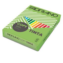 Carta Copy Tinta - A4 - 80 gr - colori forti verde pisello - Fabriano - Conf. da 500 fogli