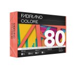 Carta Fabriano Colore - A4 - 80 gr - colori forti arancio - Fabriano - conf. 500 fogli