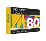 Carta Fabriano Colore - A3 - 80 gr - colori forti giallo - Fabriano - conf. 250 fogli