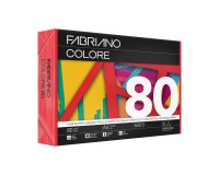 FabrianoColore - A3 - 80 gr - colori forti rosso - Fabriano - conf. 250 fogli