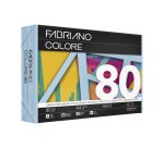 Carta Fabriano Colore - A4 - 80 gr - colori tenui celeste - Fabriano - conf. 500 fogli
