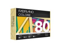 Carta Copy Tinta - A4 - 80 gr - colore tenue banana - Fabriano - conf. 500 fogli - 5 risme