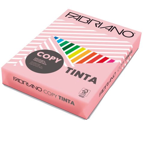 FabrianoColore - A4 - 80 gr - colori tenui rosa - Fabriano - conf. 500 fogli
