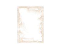 Carta con stampa "pergamena" - A4 - 90 gr - avorio - Decadry - conf. 20 fogli