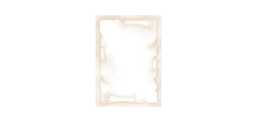 Carta con stampa "pergamena" - A4 - 90 gr - avorio - Decadry - conf. 20 fogli