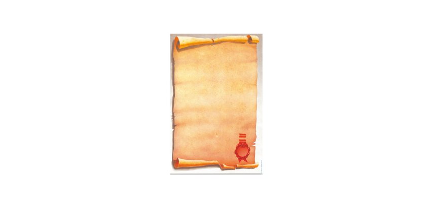 Carta con stampa "pergamena" - A4 - 80 gr - Decadry - conf. 25 fogli